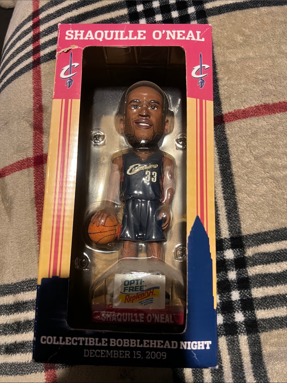 Cleveland Cavaliers Navy Collectible Bobblehead
